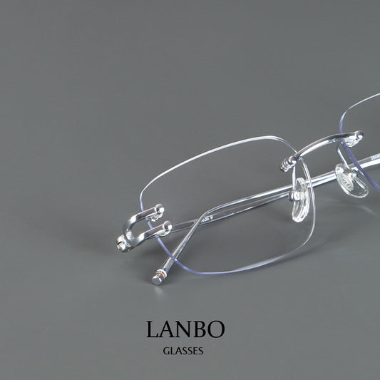 Ultra-Light Frameless Square Glasses