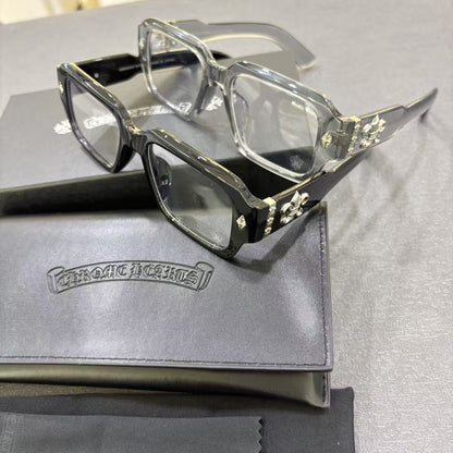 Chrome Heart Cox Ucker square-frame sunglasses.
