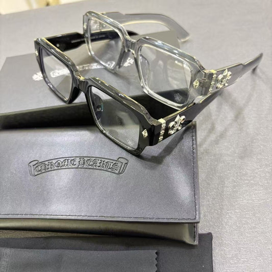 Chrome Heart Cox Ucker square-frame sunglasses.