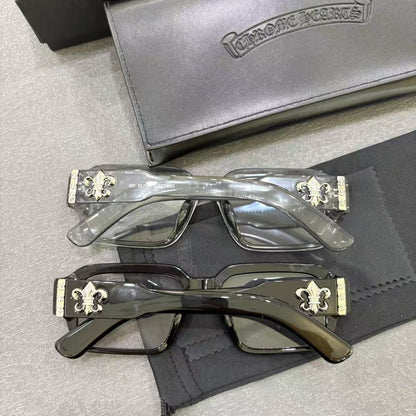Chrome Heart Cox Ucker square-frame sunglasses.