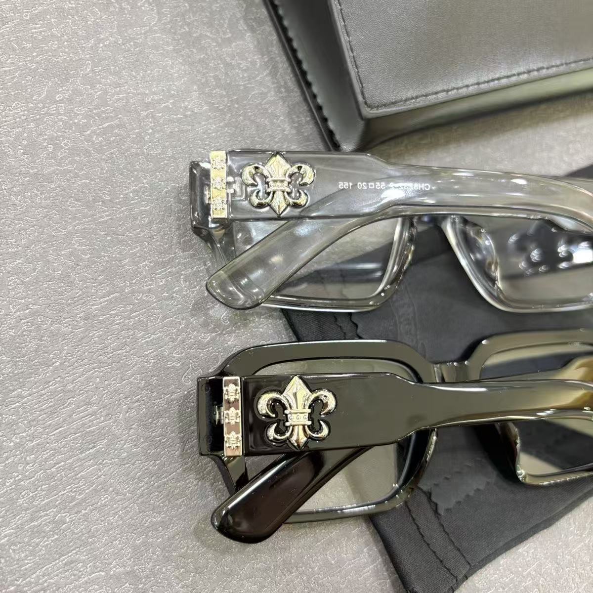 Chrome Heart Cox Ucker square-frame sunglasses.