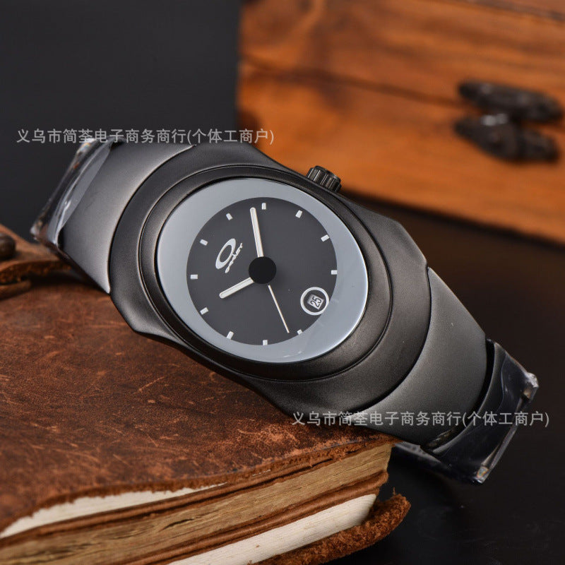 OAKLEY TIMEBOMB | Futuristic Chrome Quartz Watch