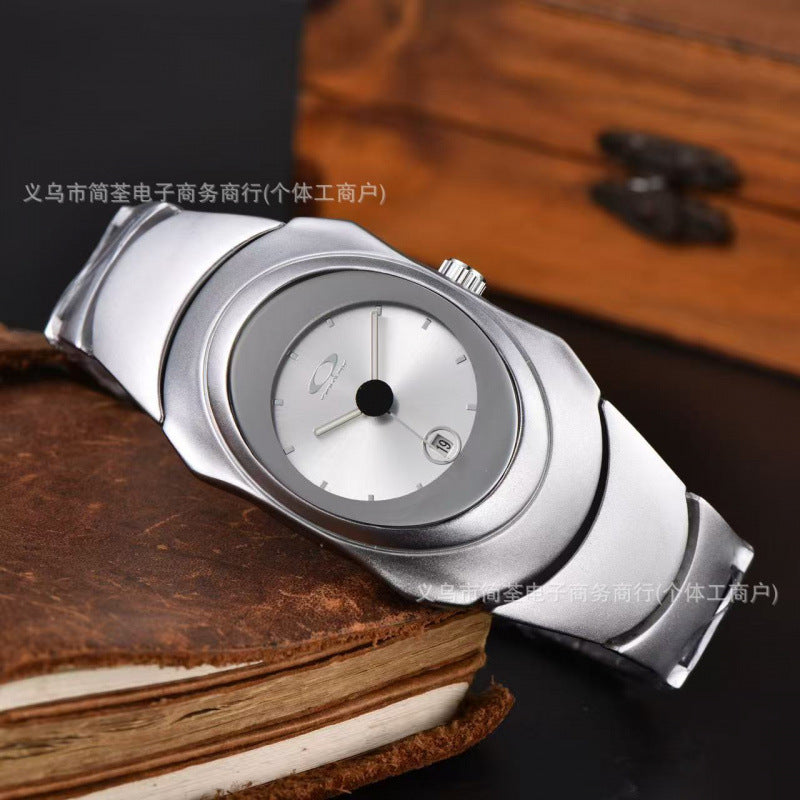 OAKLEY TIMEBOMB | Futuristic Chrome Quartz Watch