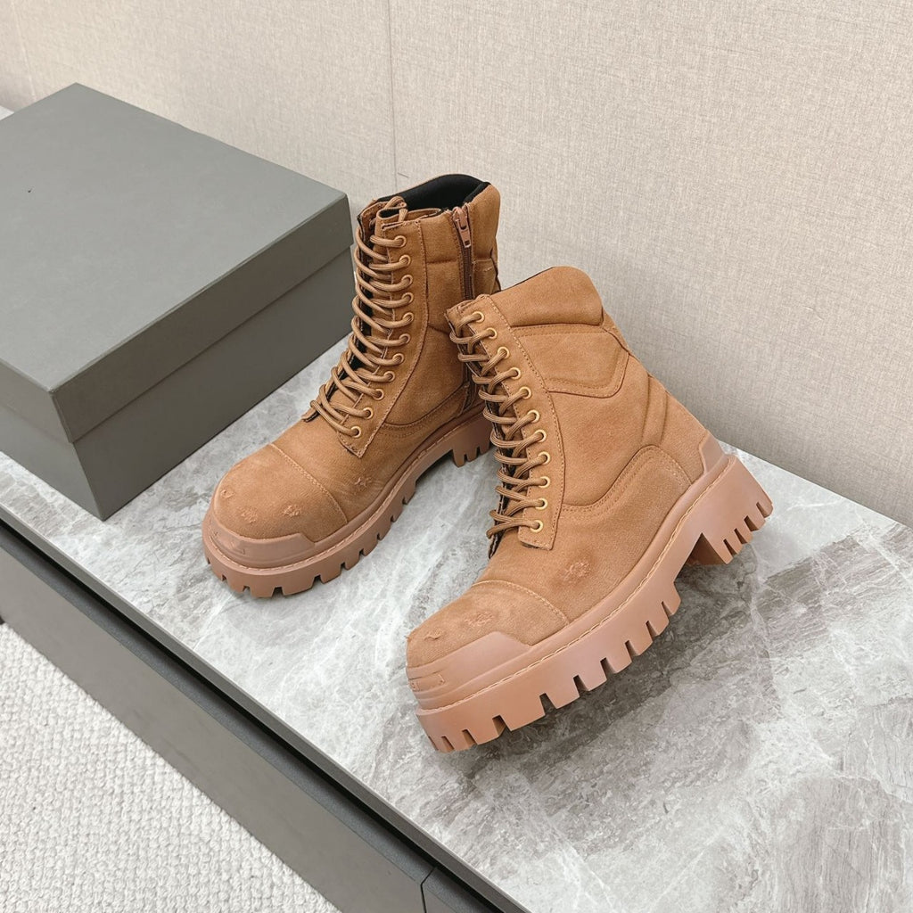 HIGH-TOP MOTO BOOT | Luxury Leather Ankle Boots UAE