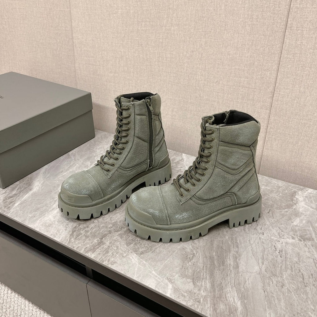 HIGH-TOP MOTO BOOT | Luxury Leather Ankle Boots UAE