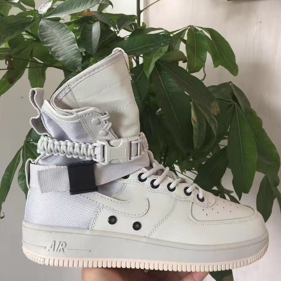 SF AIR FORCE 1 HIGH | White Black High-Top Utility Boots UAE