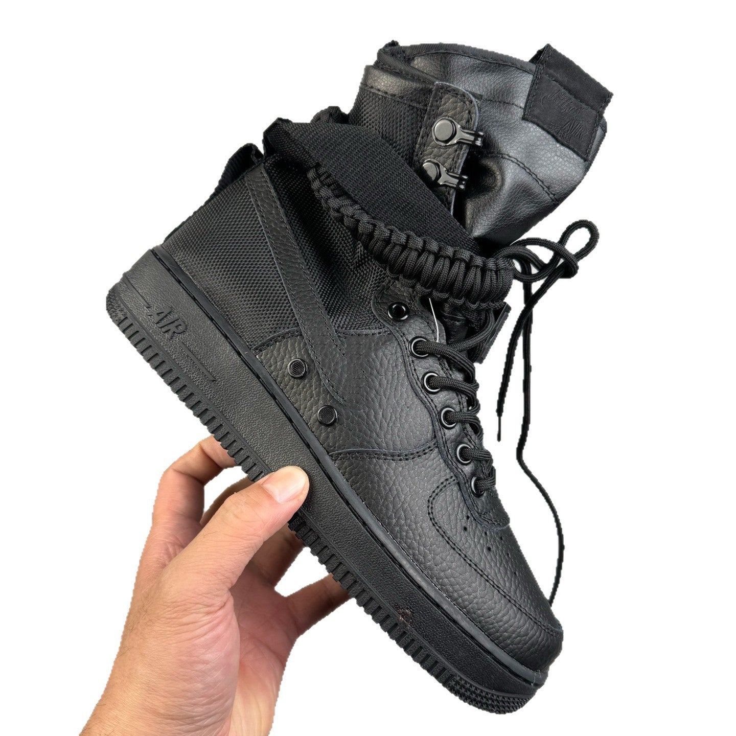 SF AIR FORCE 1 HIGH | White Black High-Top Utility Boots UAE