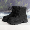 MOTO BOOT BLACK | High-Top Leather Boots UAE
