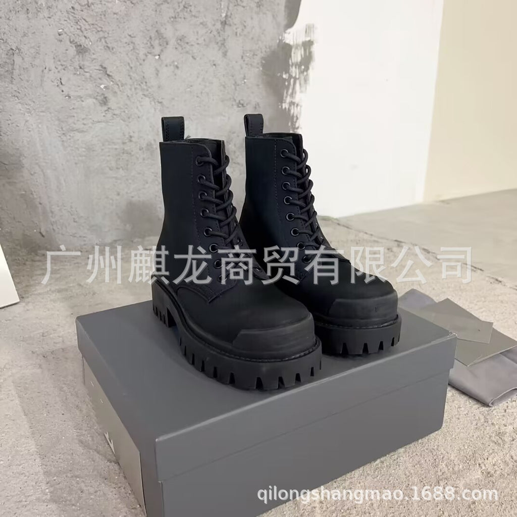 FADE HIGH-TOP | Leather Luxury Designer Boots UAE