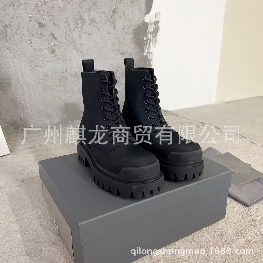 FADE HIGH-TOP | Leather Luxury Designer Boots UAE