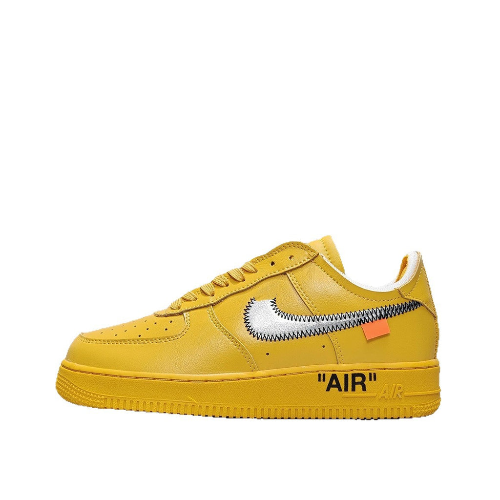 AIR FORCE LOW — Thick Sole Leather Sneakers