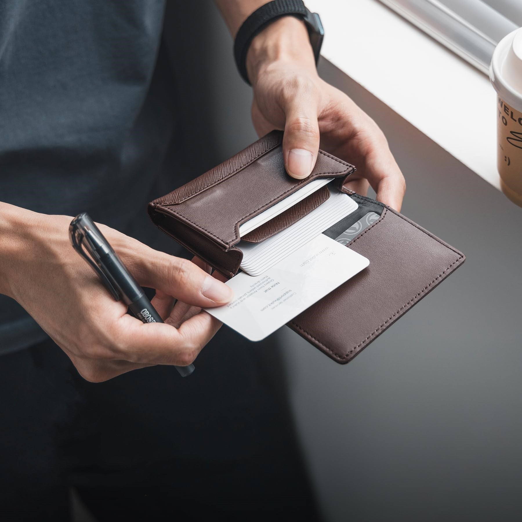 BIFOLD — Cowhide Card Wallet
