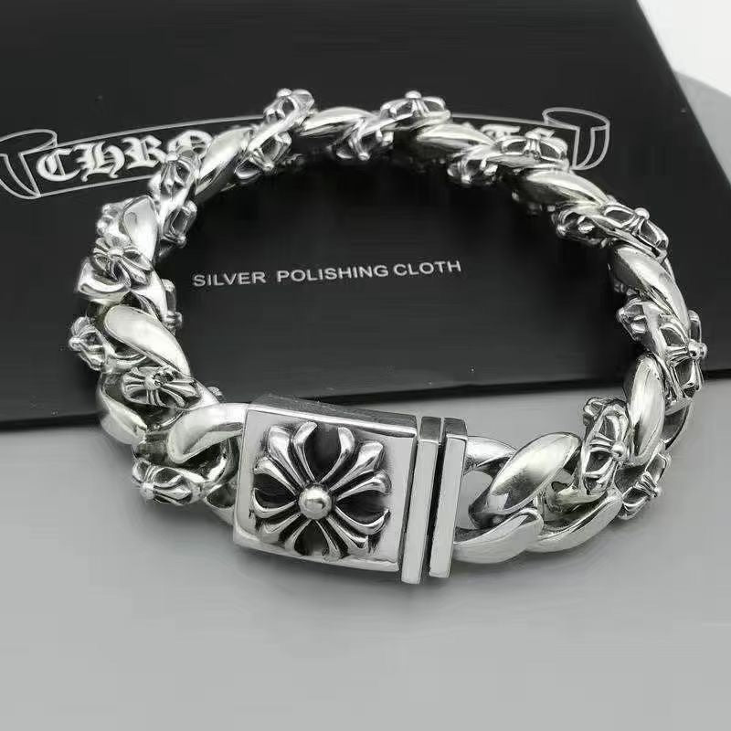 CROSS CHAIN II — Cuban Link Bracelet