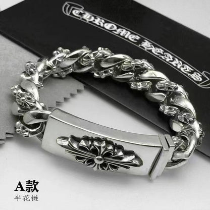 CROSS CHAIN II — Cuban Link Bracelet