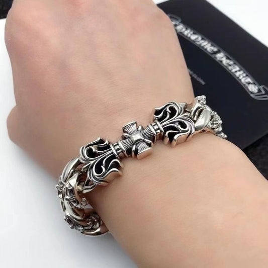 GOTHIC CROSS — Charm Bracelet