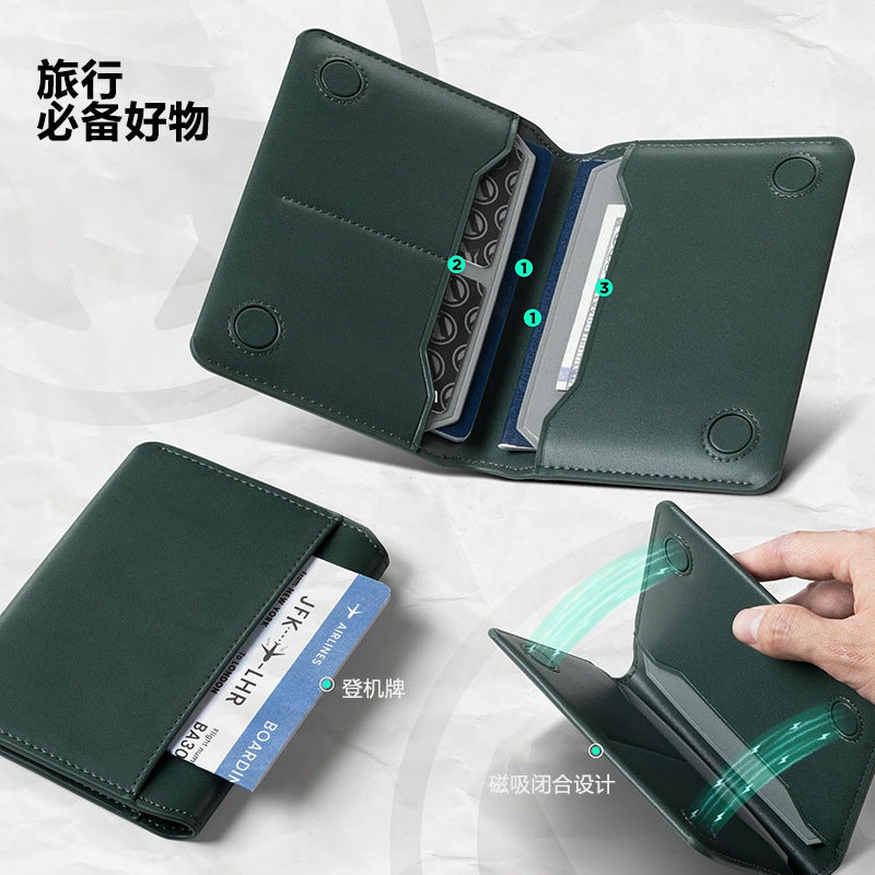 COMPACT — PU Leather Card Wallet