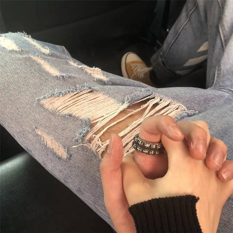 CHROME CROSS — Sterling Silver Ring