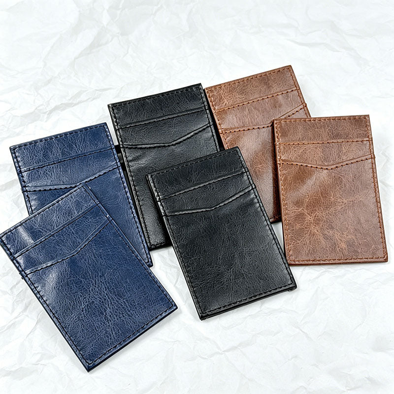 6-SLOT | Minimalist Leather Card Wallet