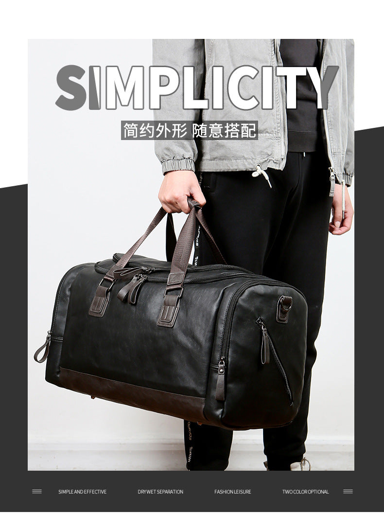 VINTAGE DUFFEL | PU Leather Waterproof Travel Bag UAE