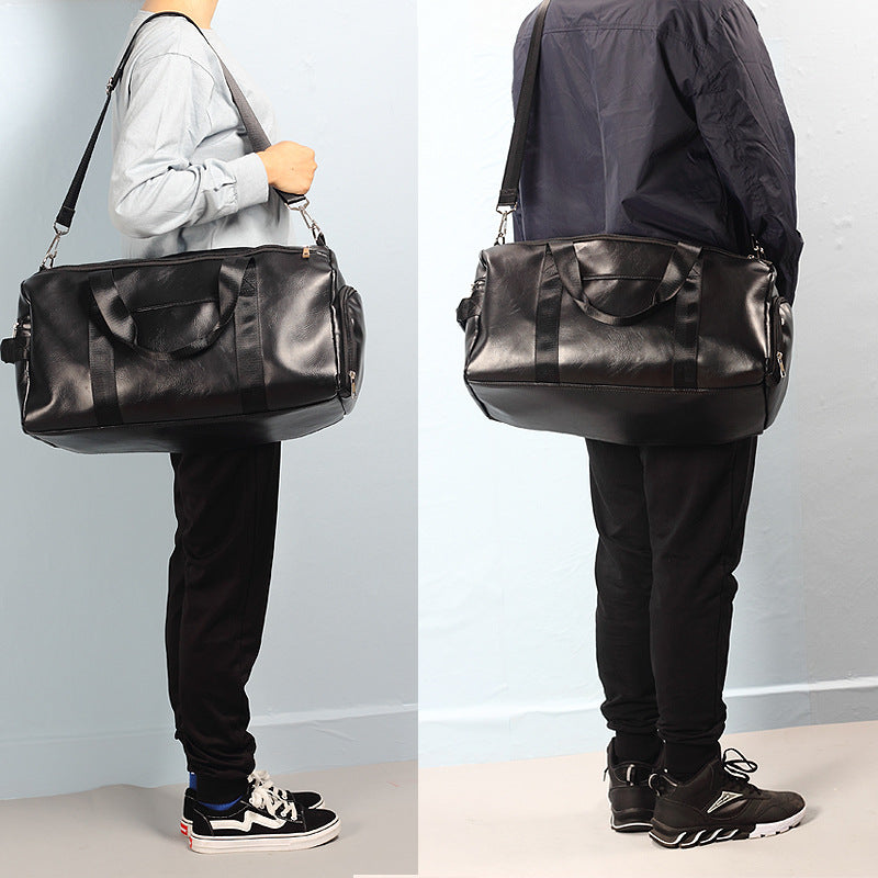 SPORT DUFFLE | Faux Leather Gym & Overnight Travel Bag UAE