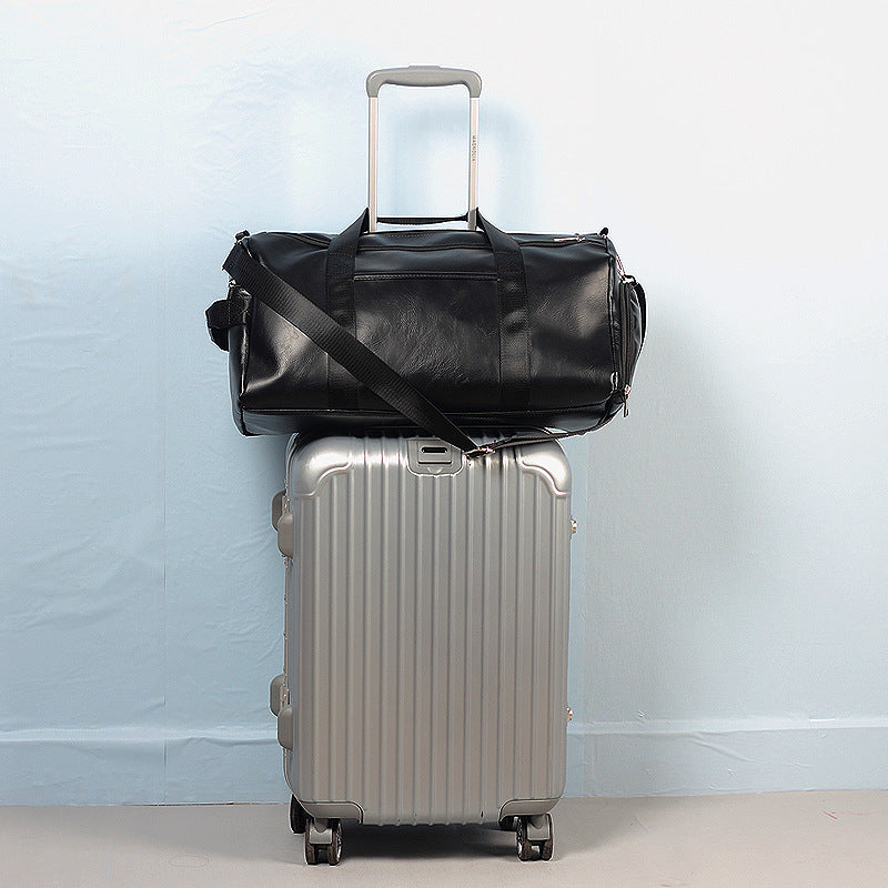 SPORT DUFFLE | Faux Leather Gym & Overnight Travel Bag UAE