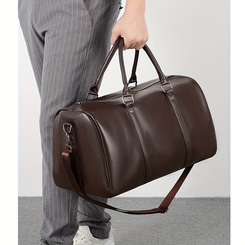 LEATHER JOURNEY | Large Leather Weekend Duffel Bag UAE