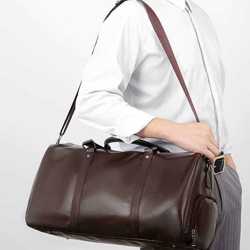 LEATHER JOURNEY | Large Leather Weekend Duffel Bag UAE