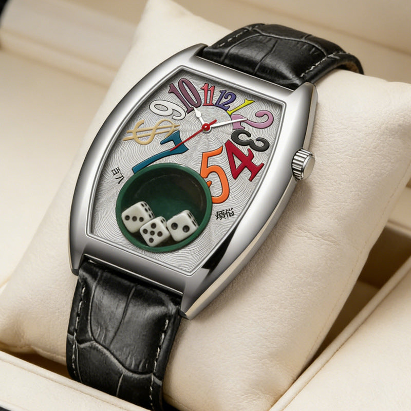 GAMBLER | Dice Edition Tonneau Collector Watch UAE
