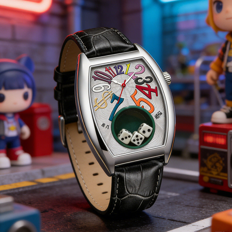 GAMBLER | Dice Edition Tonneau Collector Watch UAE