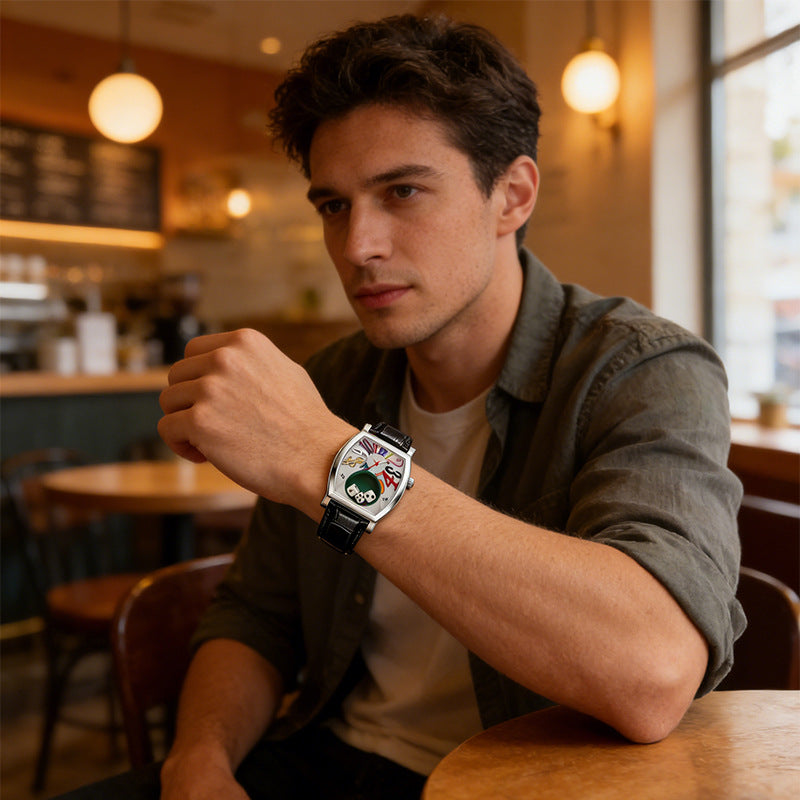 GAMBLER | Dice Edition Tonneau Collector Watch UAE