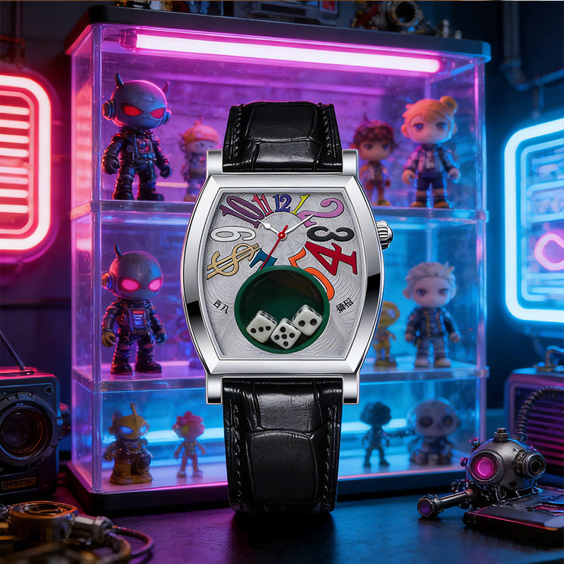 GAMBLER | Dice Edition Tonneau Collector Watch UAE