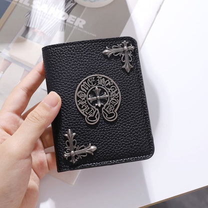 GOTHIC CROSS VAULT | Chrome Heart Leather Wallet