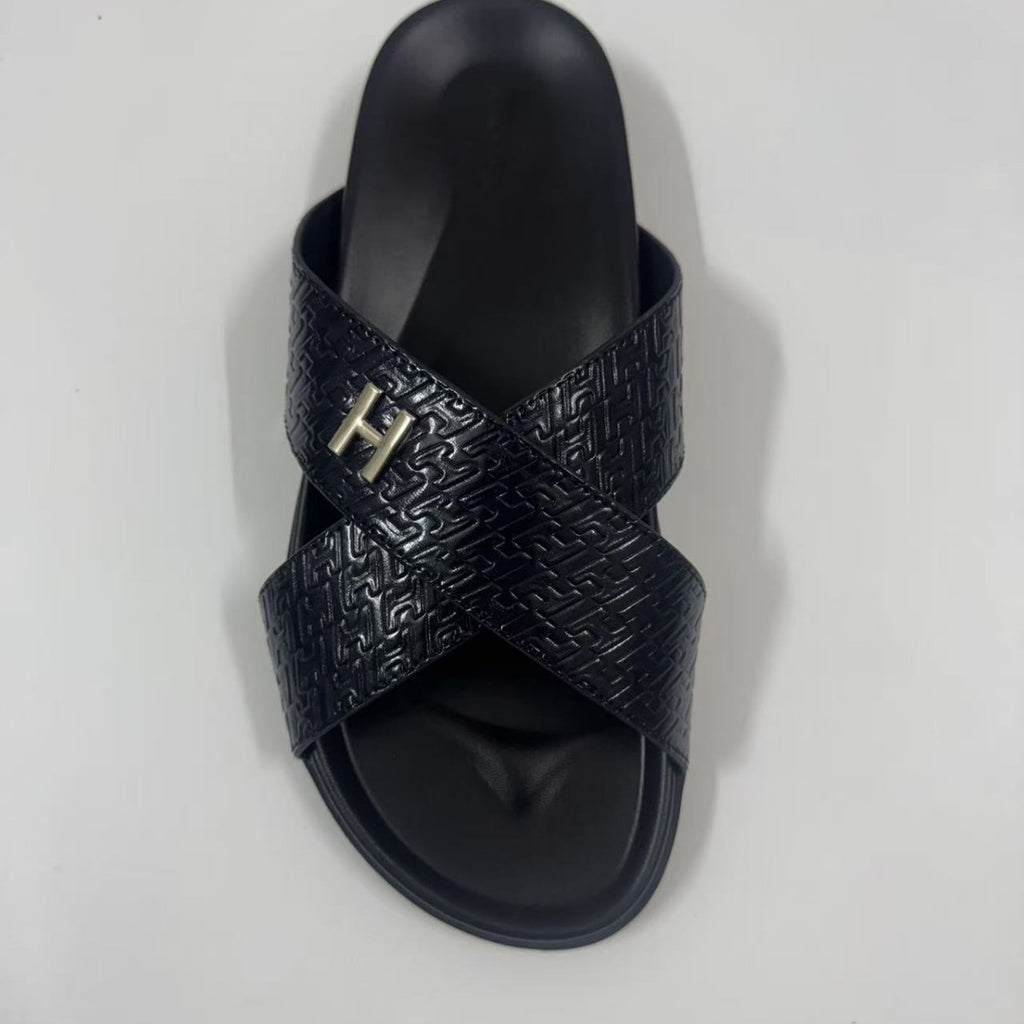LEATHER SLIDE | Genuine Leather Casual Slippers UAE