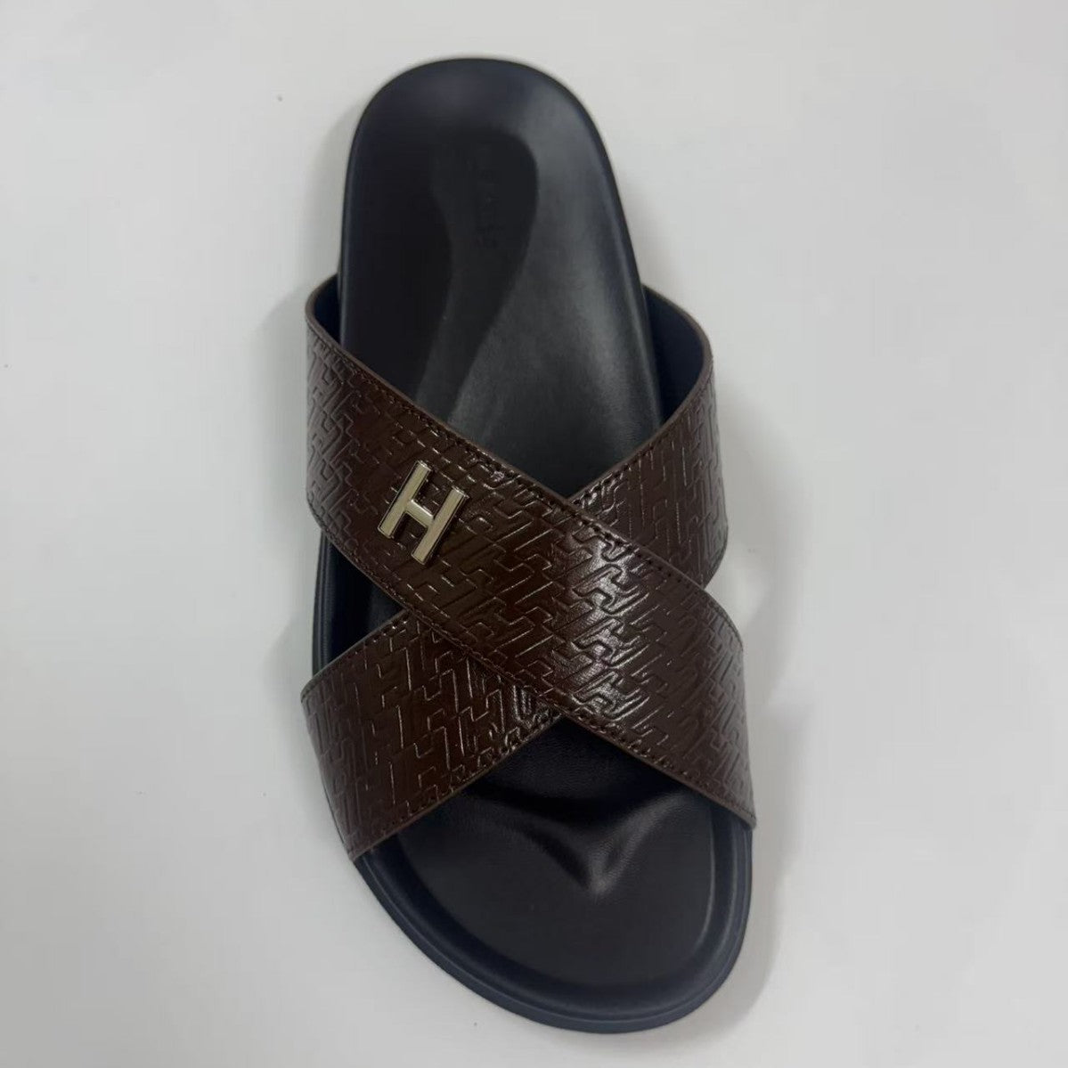 LEATHER SLIDE | Genuine Leather Casual Slippers UAE