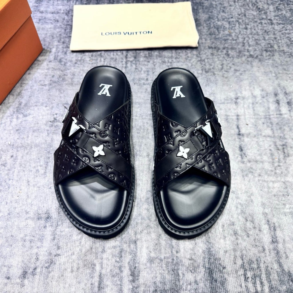 LETTER SLIDE | Classic Logo Luxury Slippers UAE
