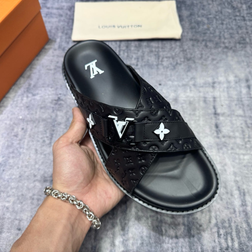 LETTER SLIDE | Classic Logo Luxury Slippers UAE