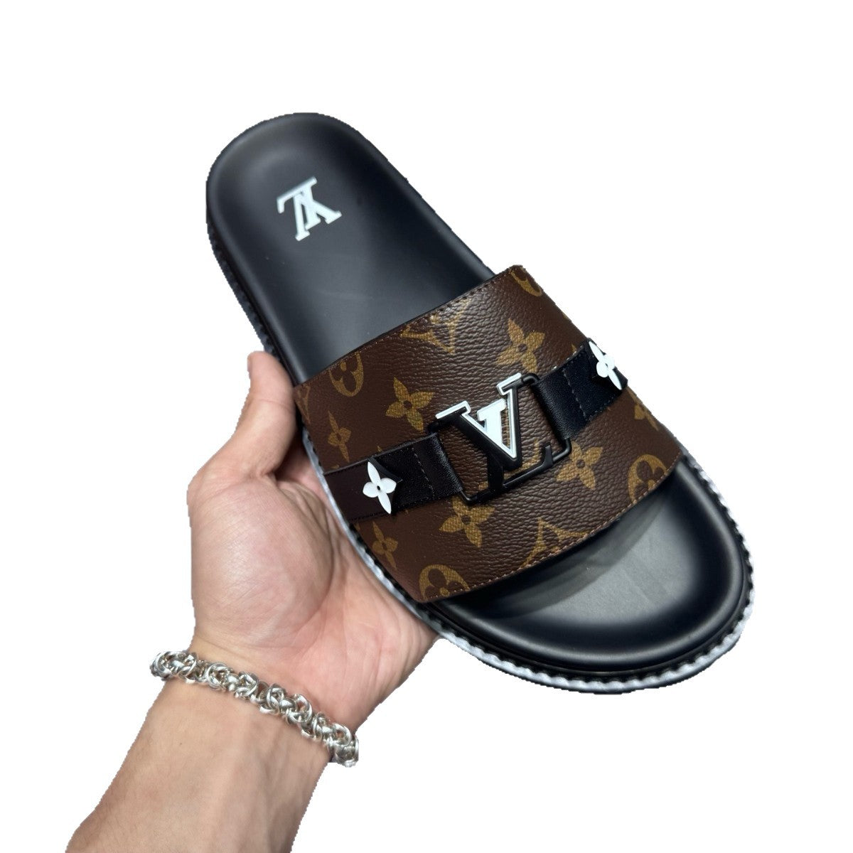 LETTER SLIDE | Classic Logo Luxury Slippers UAE