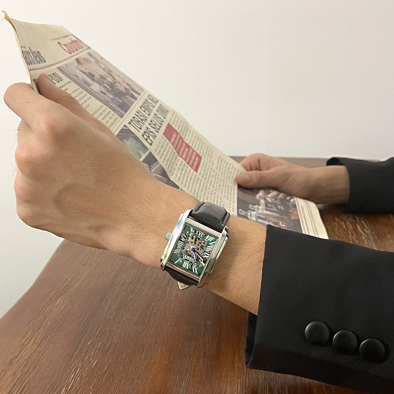 HOLLOW SQUARE | Automatic Mechanical Fashion Watch UAE