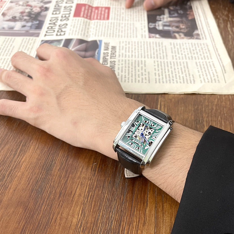 HOLLOW SQUARE | Automatic Mechanical Fashion Watch UAE