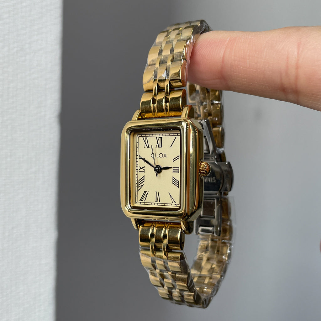 GOLD BRICK | Vintage Small Classic Watch UAE