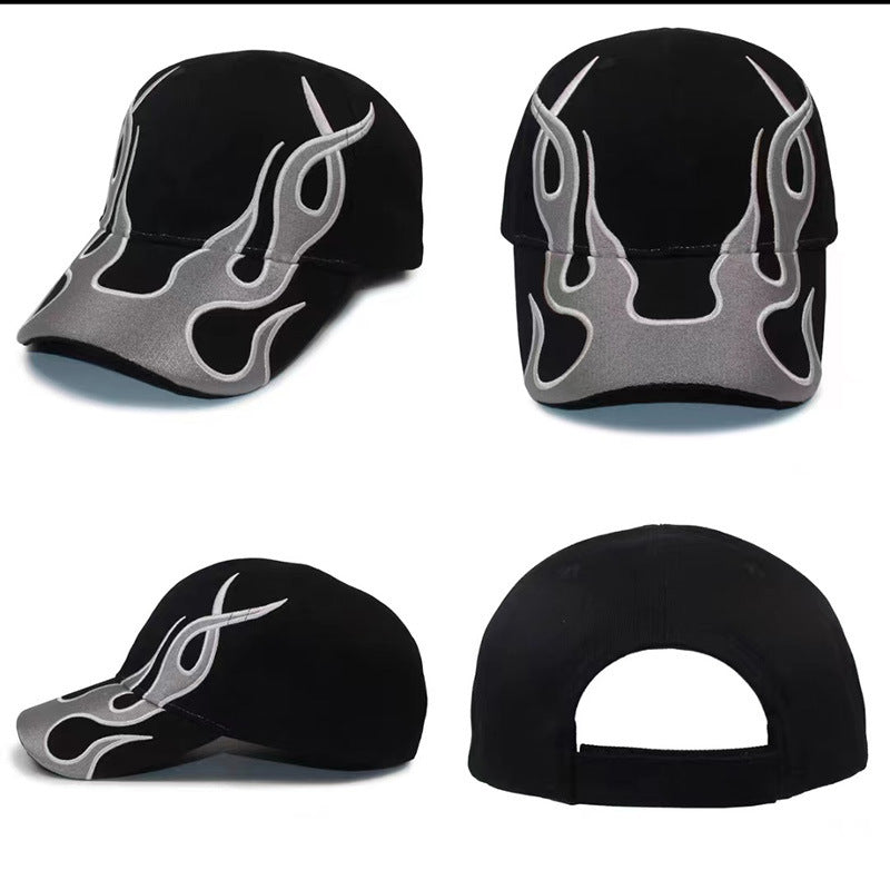 FLAME CAP | Y2K Flame Baseball Cap UAE