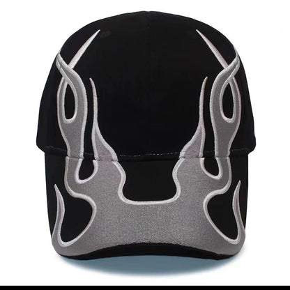 FLAME CAP | Y2K Flame Baseball Cap