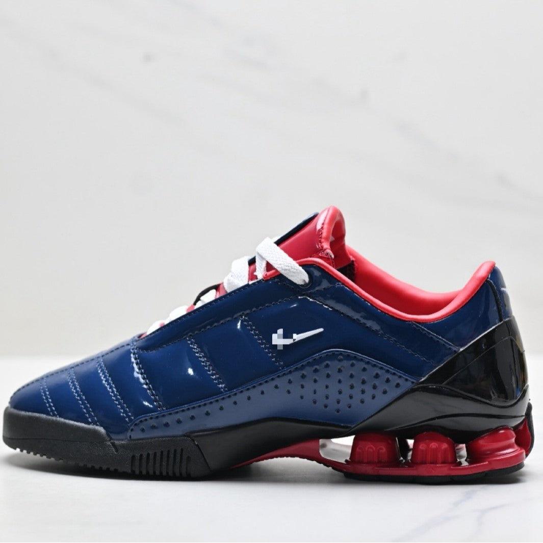 Total 90 Shox — Patent Leather Chrome Retro Low