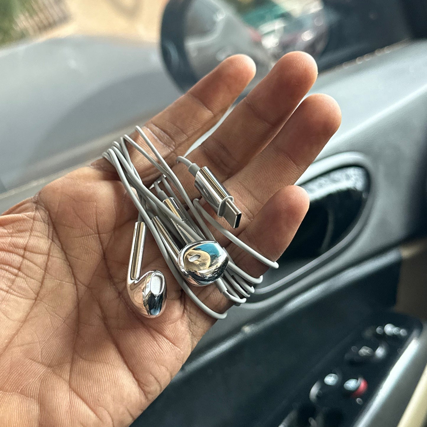 CHROME BUDS — Mirror Finish USB-C Earphones