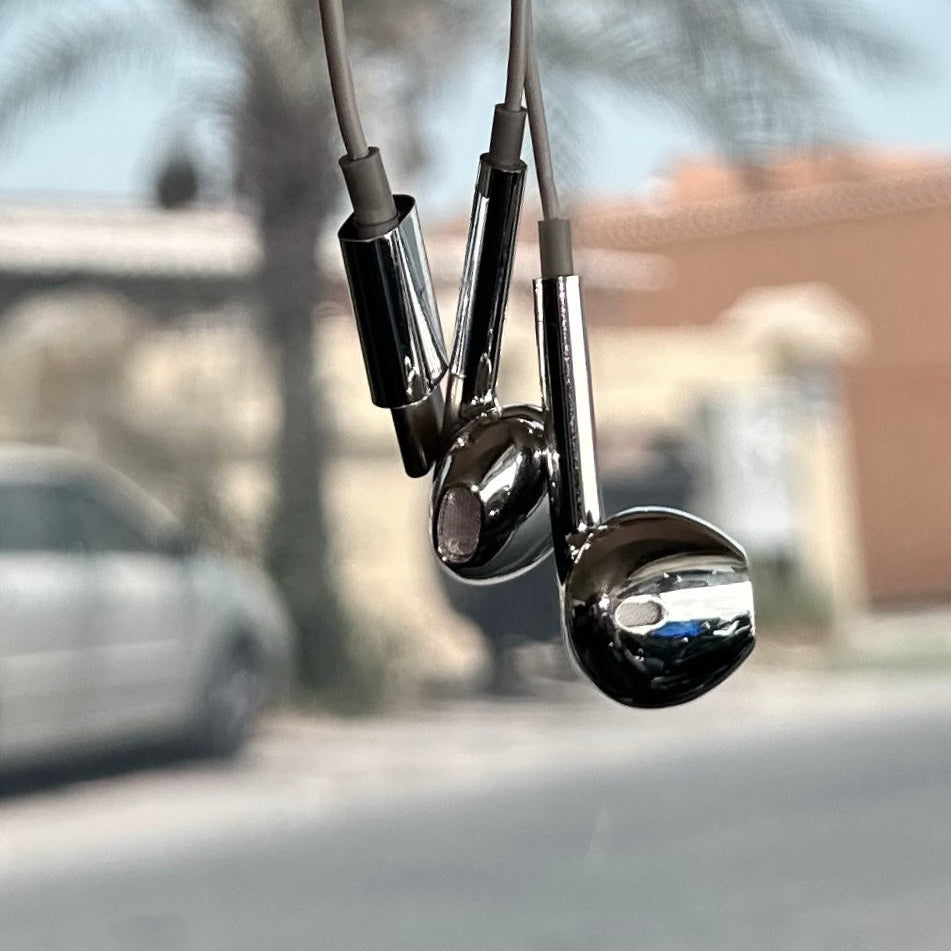 CHROME BUDS — Mirror Finish USB-C Earphones