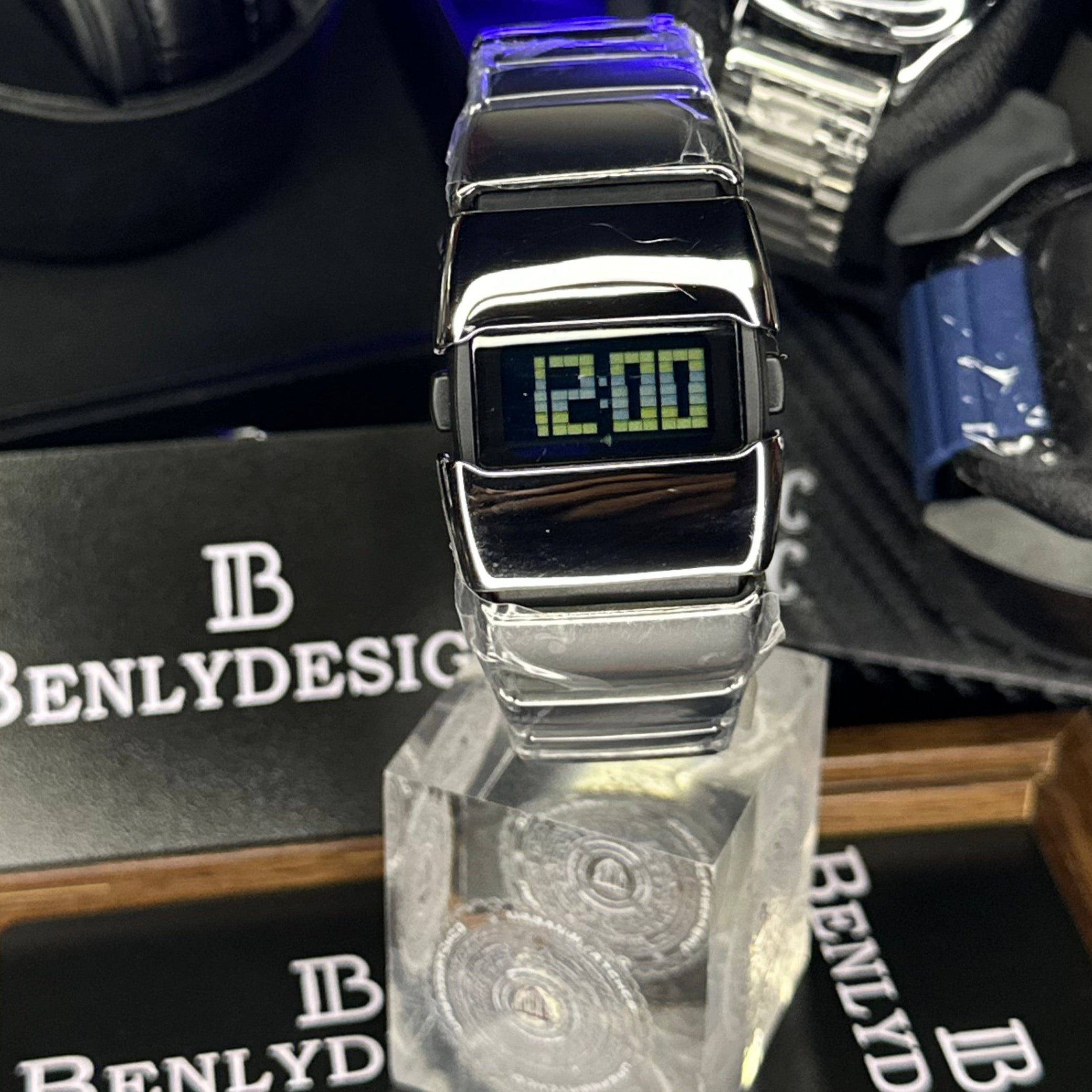 D-LINE X6000 | Silver Digital Wristwatch