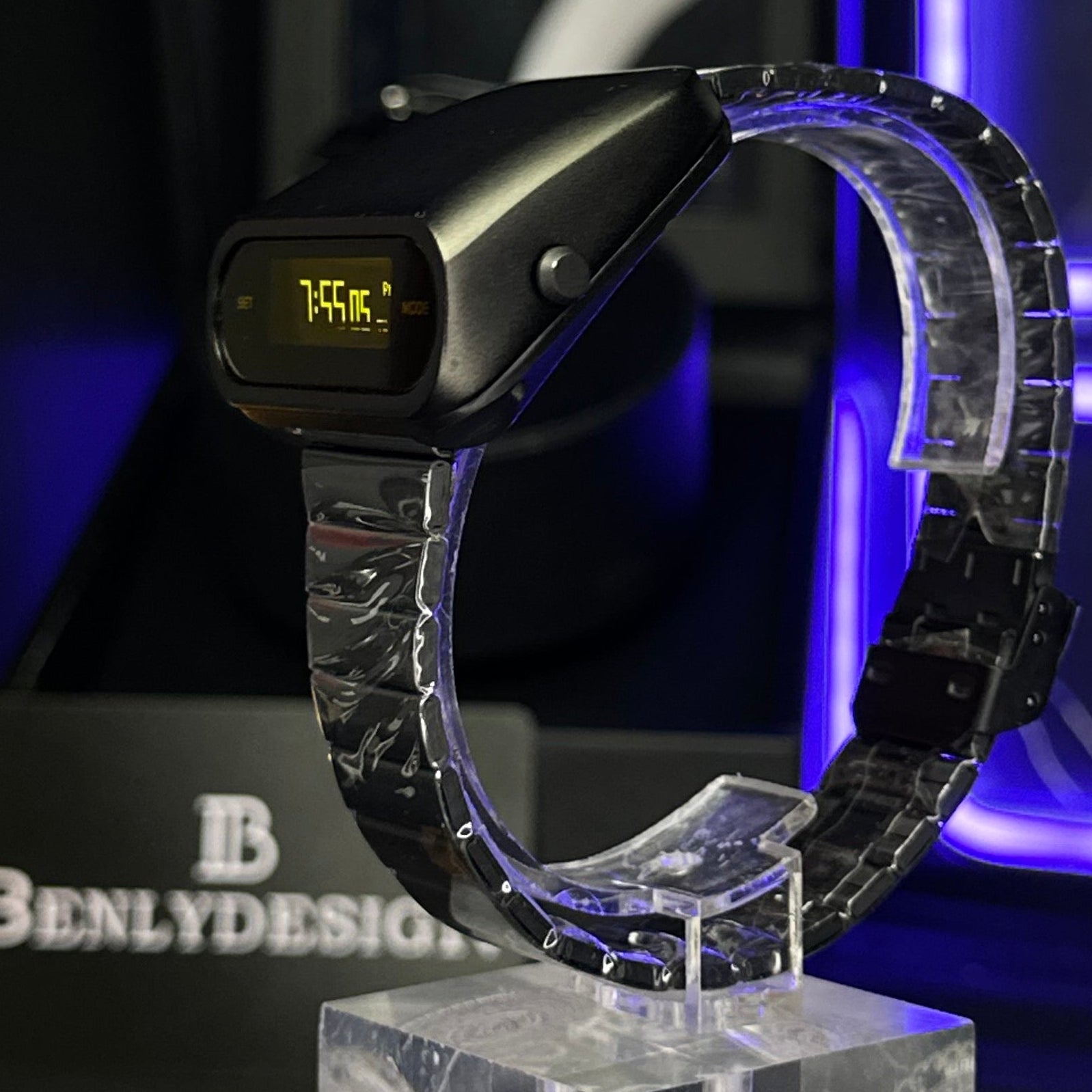 STARGAZER S1000 BLACK | All-Black Digital Watch