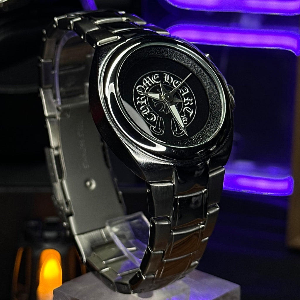 FUTURE IN MOTION | Chrome Futuristic Collector Watch