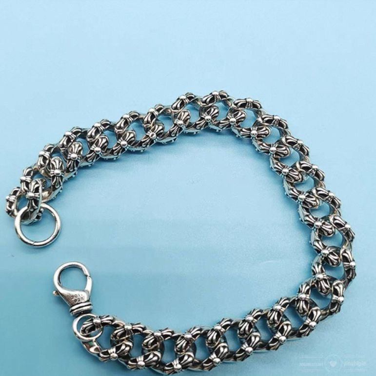 GOTHIC CROSS — Charm Bracelet