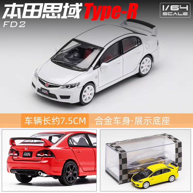 CIVIC TYPE-R | 1:64 Honda Civic Alloy Miniature Car UAE